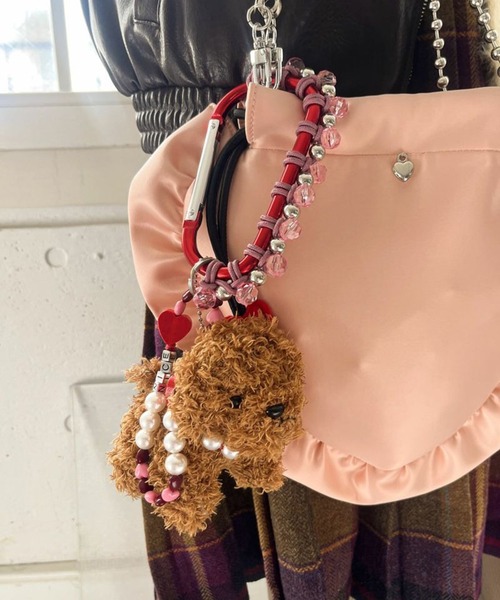 Casselini（キャセリーニ）の「【Casselini】アニマル カラビナ バッグチャーム 猫 犬 熊 くま クマ cat dog bear キーリング ギフト 252-110101（チャーム・レディース・レッド/ブラック/ブルー・FREE）」の17枚目の写真
