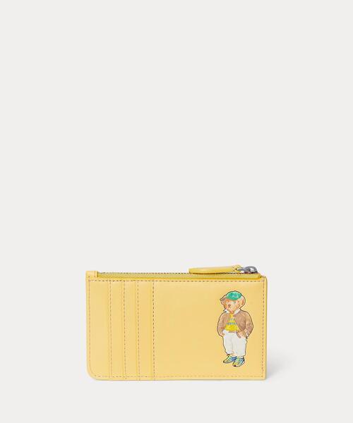 Polo ベア レザー ジップ カード ケース（カードケース）｜POLO