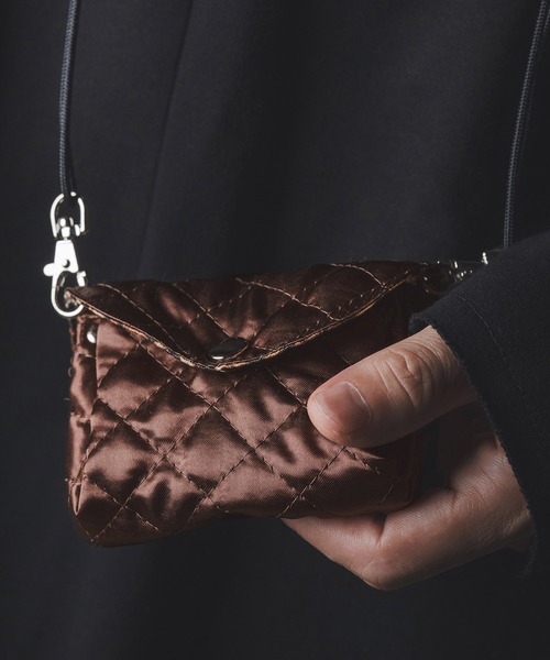 バッグ GLIMCLAP Two pockets design mini bag GLIMCLAP(グリムクラップ)】Two pockets design mini bag ポーチ