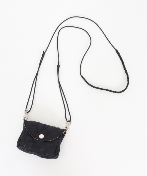 mko12979-Two pockets design mini bag-Mini diamond-pattern