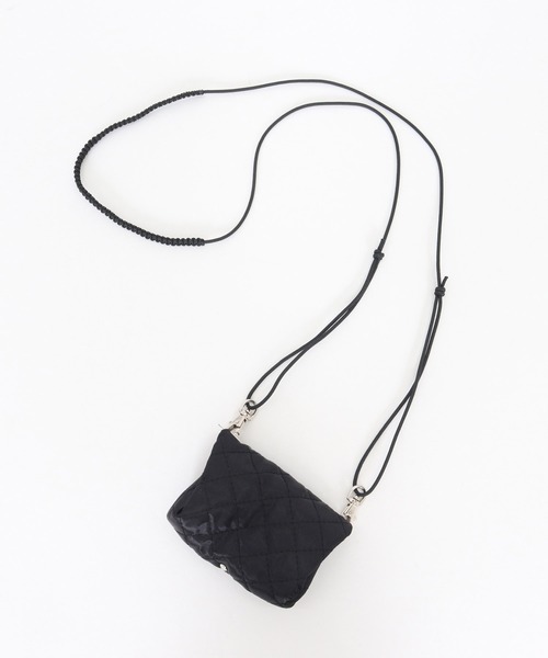 mko12979-Two pockets design mini bag-Mini diamond-pattern