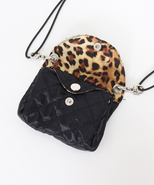 バッグ GLIMCLAP Two pockets design mini bag GLIMCLAP グリムクラップ ポーチ Two pockets design mini bag