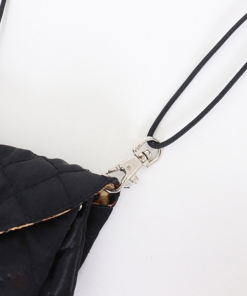 バッグ GLIMCLAP Two pockets design mini bag mko12979-Two pockets design mini bag-Mini diamond-pattern