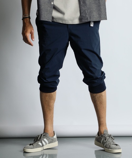 【極美品】THE SWINGGGR スウィンガー ストレッチ八分丈ジョガーパンツ クールストレッチ ジョガーパンツ