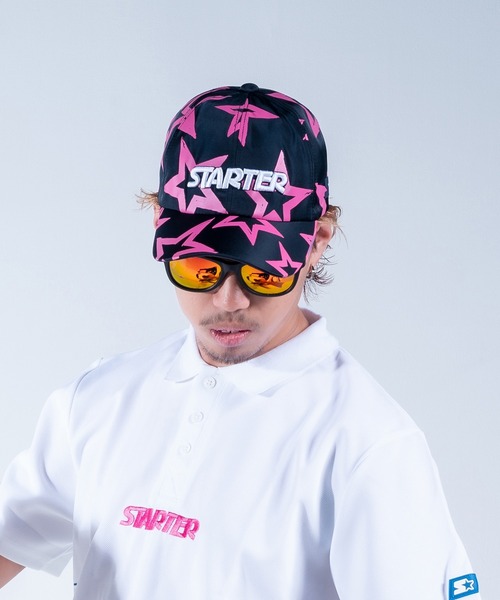 STARTER(スターター)の「【STARTER GOLF】スターターゴルフ STARTER GOLF PATTERN CAP SG-023006(キャップ・メンズ・ネイビー・L)」の1枚目の写真