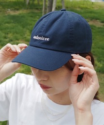 ＆soiree（アンドソワレ）の「【＆soiree】刺繍ロゴキャップ（プレーン）（キャップ）」