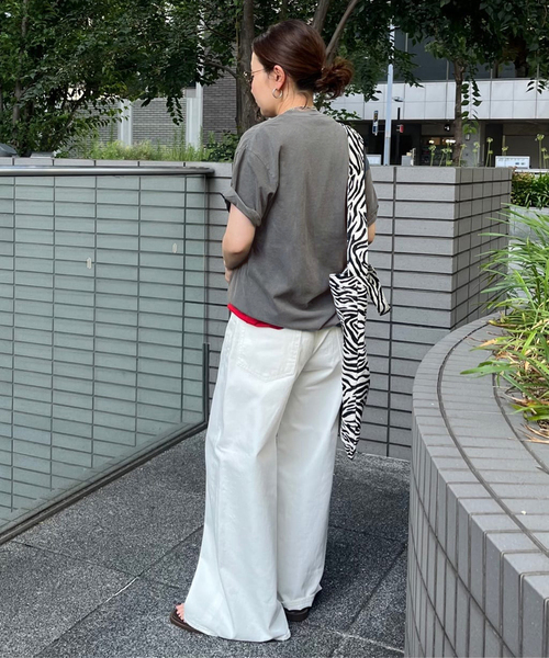 FRAMeWORK(フレームワーク)の「YA GOOD IDEAS × KIBITZ HANDWKS MESSAGE TSHIRT(Tシャツ/カットソー・レディース・ホワイト/スミクロ・FREE)」の4枚目の写真