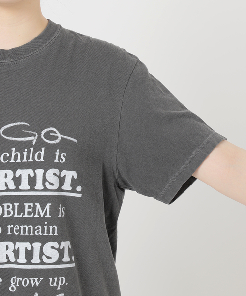 FRAMeWORK(フレームワーク)の「YA GOOD IDEAS × KIBITZ HANDWKS MESSAGE TSHIRT(Tシャツ/カットソー・レディース・ホワイト/スミクロ・FREE)」の15枚目の写真