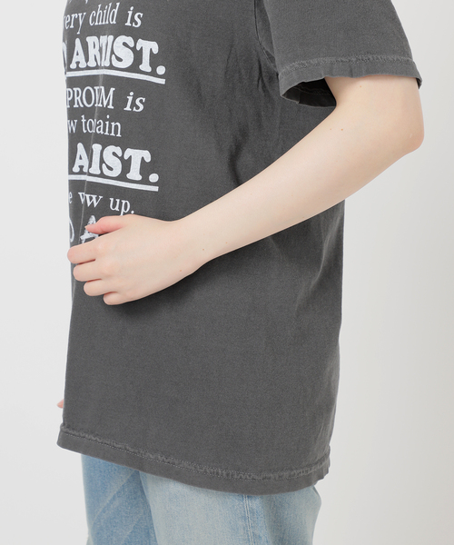 FRAMeWORK(フレームワーク)の「YA GOOD IDEAS × KIBITZ HANDWKS MESSAGE TSHIRT(Tシャツ/カットソー・レディース・ホワイト/スミクロ・FREE)」の16枚目の写真