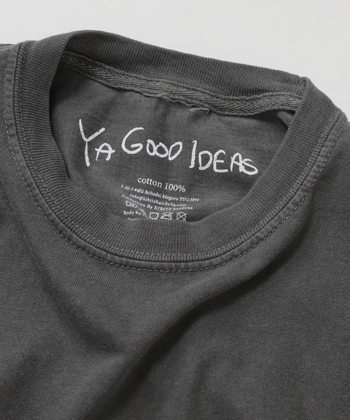 FRAMeWORK(フレームワーク)の「YA GOOD IDEAS × KIBITZ HANDWKS MESSAGE TSHIRT(Tシャツ/カットソー・レディース・ホワイト/スミクロ・FREE)」の7枚目の写真