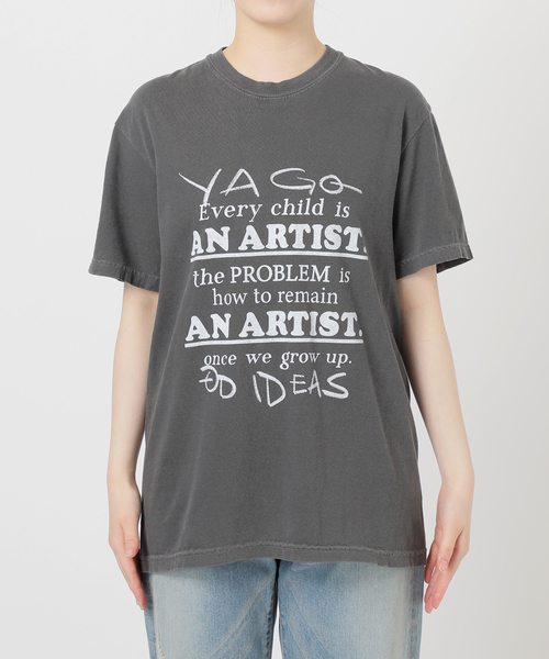 FRAMeWORK(フレームワーク)の「YA GOOD IDEAS × KIBITZ HANDWKS MESSAGE TSHIRT(Tシャツ/カットソー・レディース・ホワイト/スミクロ・FREE)」の8枚目の写真