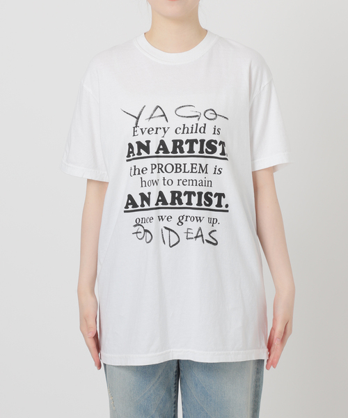 FRAMeWORK(フレームワーク)の「YA GOOD IDEAS × KIBITZ HANDWKS MESSAGE TSHIRT(Tシャツ/カットソー・レディース・ホワイト/スミクロ・FREE)」の10枚目の写真