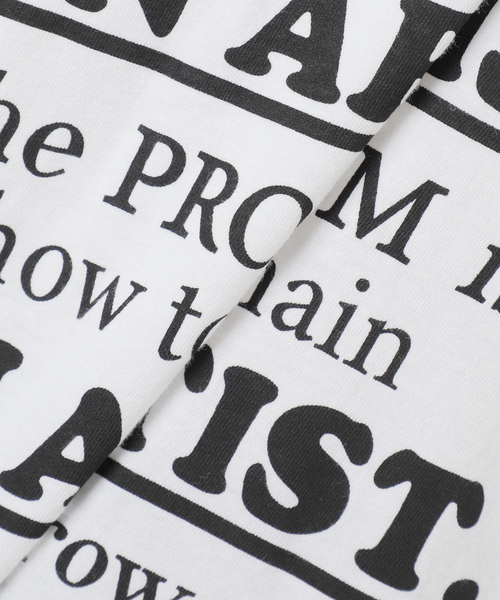 FRAMeWORK(フレームワーク)の「YA GOOD IDEAS × KIBITZ HANDWKS MESSAGE TSHIRT(Tシャツ/カットソー・レディース・ホワイト/スミクロ・FREE)」の11枚目の写真