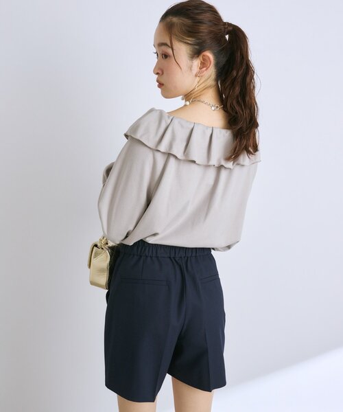 La boutique BonBon（ラブティックボンボン）の「微起毛ギャザーフリル