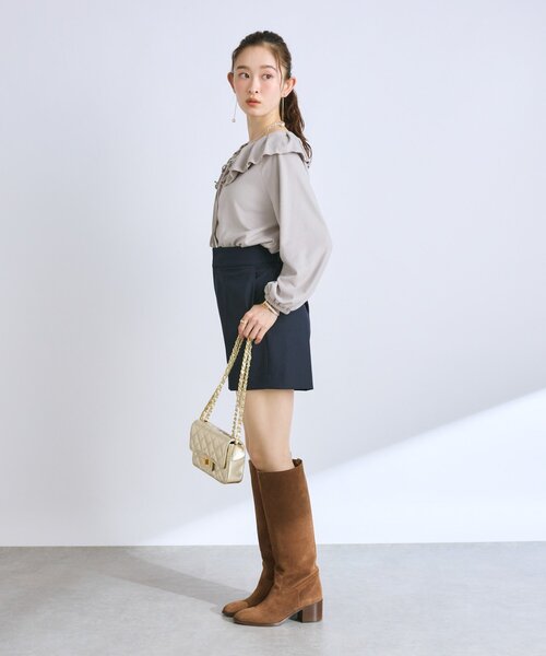 La boutique BonBon（ラブティックボンボン）の「微起毛ギャザーフリル