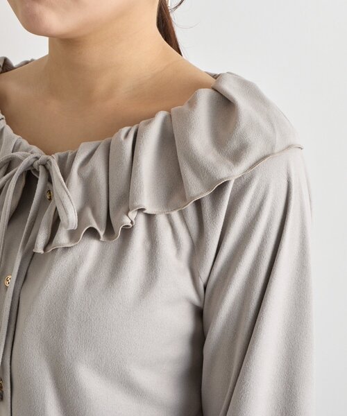 La boutique BonBon（ラブティックボンボン）の「微起毛ギャザーフリル