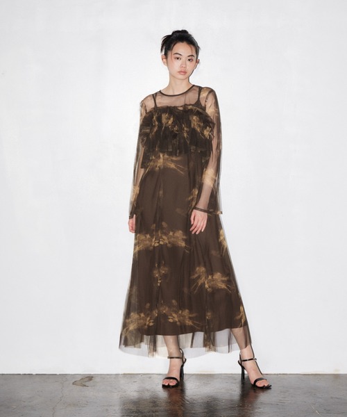 マルチウェイボリュームチュールドレス / Multiway Volume Tulle Dress