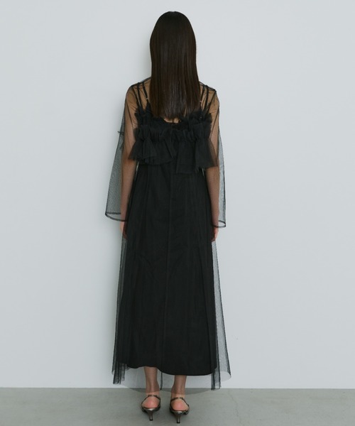 マルチウェイボリュームチュールドレス / multiway volume tulle dress