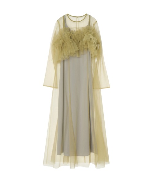 multiway volume tulle dress チュールドレス ANDRESD ドレス マルチウェイボリュームチュールドレス / multiway