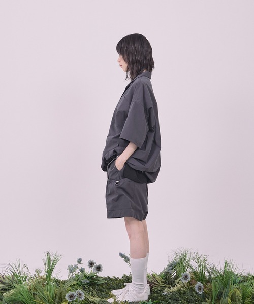 Nora Lily(ノラリリー)の「【Nora Lily】Drawcord Cubist Cargo Shorts(その他パンツ・メンズ・ダークグレー/パープル/カーキ/アイボリー・FREE)」の15枚目の写真