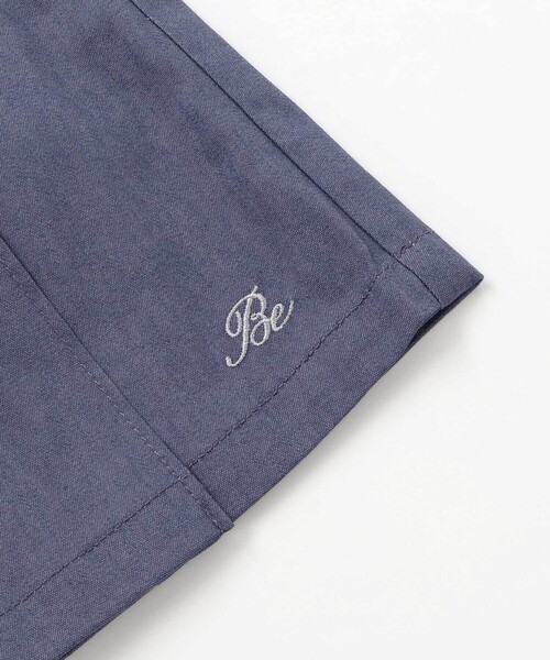 BeBe（ベベ）の「カラーデニムサイドボタンプリーツスカパン(90~150cm)（スカート・キッズ・ネイビー/レッド・140cm/120cm/130cm/150cm/110cm）」の5枚目の写真