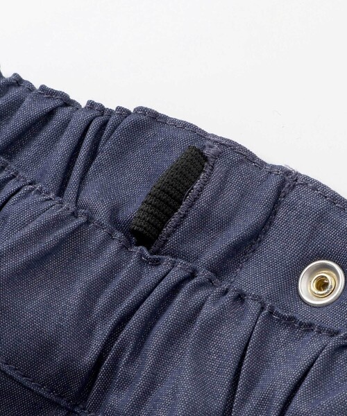 BeBe（ベベ）の「カラーデニムサイドボタンプリーツスカパン(90~150cm)（スカート・キッズ・ネイビー/レッド・140cm/120cm/130cm/150cm/110cm）」の6枚目の写真