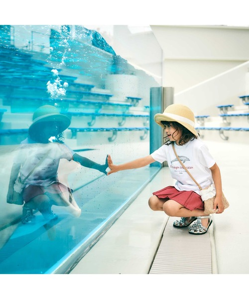 BeBe（ベベ）の「カラーデニムサイドボタンプリーツスカパン(90~150cm)（スカート・キッズ・ネイビー/レッド・140cm/120cm/130cm/150cm/110cm）」の9枚目の写真