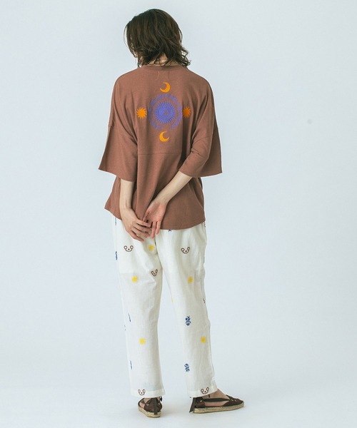 HLAADA(フラーダ)の「(HLAADA for ROSEBUD)EMBROIDERED PANTS(その他パンツ・レディース・ブラック/オフホワイト・ONE SIZE)」の14枚目の写真