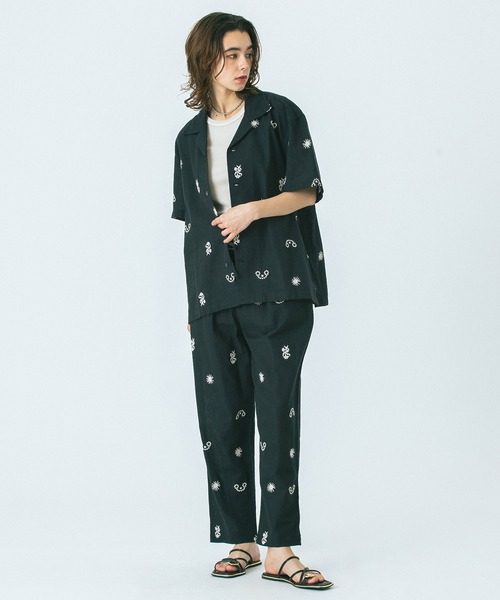 HLAADA(フラーダ)の「(HLAADA for ROSEBUD)EMBROIDERED PANTS(その他パンツ・レディース・ブラック/オフホワイト・ONE SIZE)」の17枚目の写真