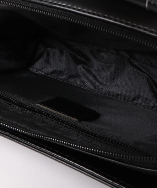 Maturi JAPAN(マトゥーリジャパン)の「コードバン セカンドバッグ 馬革 牛革 ダブルファスナー ハンドバッグ(ハンドバッグ・メンズ・ブラック/ワイン/ネイビー/ブラウン・FREE)」の6枚目の写真