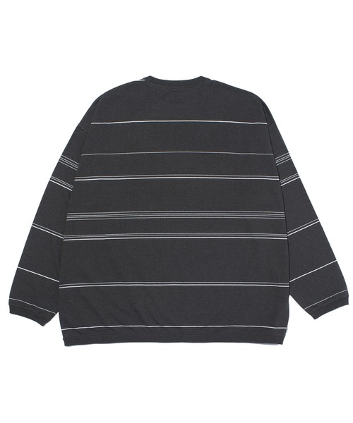 F/CE. （エフシーイー）の「F/CE. RE LOGO LONG SLEEVE BORDER T / エフシーイー  リロゴロングスリーブボーダーティー（Tシャツ/カットソー・メンズ・ブラック/グレー・SMALL/MEDIUM/LARGE/X-LARGE）」の4枚目の写真