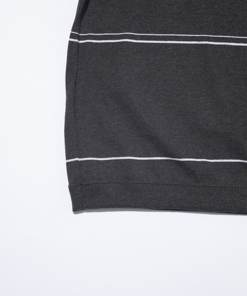 F/CE. （エフシーイー）の「F/CE. RE LOGO LONG SLEEVE BORDER T / エフシーイー  リロゴロングスリーブボーダーティー（Tシャツ/カットソー・メンズ・ブラック/グレー・SMALL/MEDIUM/LARGE/X-LARGE）」の8枚目の写真