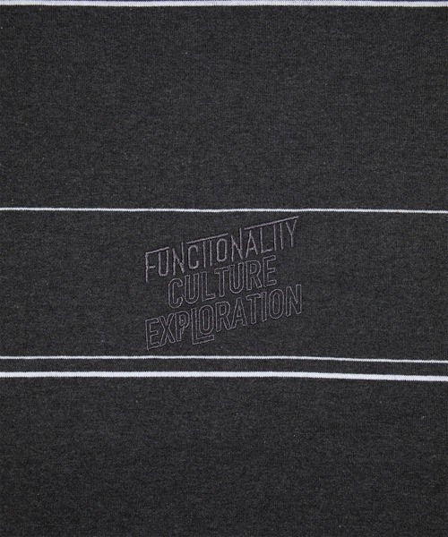 F/CE. （エフシーイー）の「F/CE. RE LOGO LONG SLEEVE BORDER T / エフシーイー  リロゴロングスリーブボーダーティー（Tシャツ/カットソー・メンズ・ブラック/グレー・SMALL/MEDIUM/LARGE/X-LARGE）」の9枚目の写真