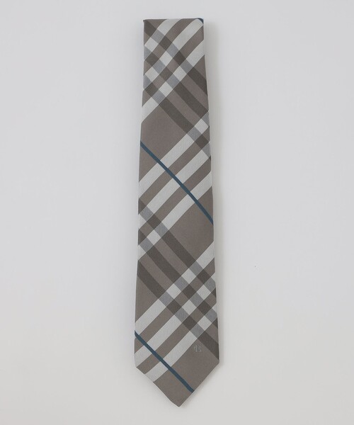 BLACK LABEL CRESTBRIDGE（ブラックレーベル・クレストブリッジ）の「サテンコンビチェックタイ（ネクタイ・メンズ・レッド系その他3/ネイビー/ブルー系その他2/ベージュ系その他5・FREE）」の2枚目の写真