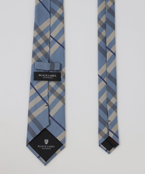 BLACK LABEL CRESTBRIDGE（ブラックレーベル・クレストブリッジ）の「サテンコンビチェックタイ（ネクタイ・メンズ・レッド系その他3/ネイビー/ブルー系その他2/ベージュ系その他5・FREE）」の11枚目の写真