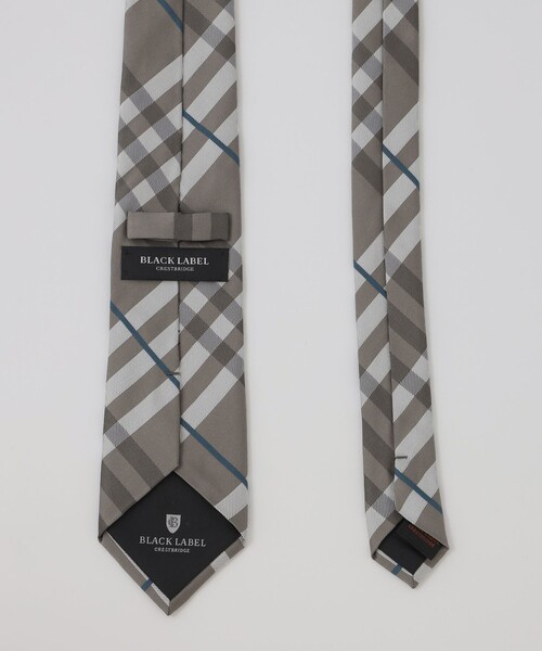 BLACK LABEL CRESTBRIDGE（ブラックレーベル・クレストブリッジ）の「サテンコンビチェックタイ（ネクタイ・メンズ・レッド系その他3/ネイビー/ブルー系その他2/ベージュ系その他5・FREE）」の7枚目の写真