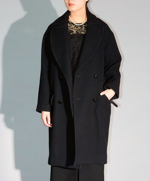 ビッグカラーコート【喪服・礼服】【入卒式・結婚式】【オケージョン