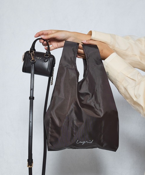 マイクロミニ チャームボストンバッグ エコバッグ付き（ボストン