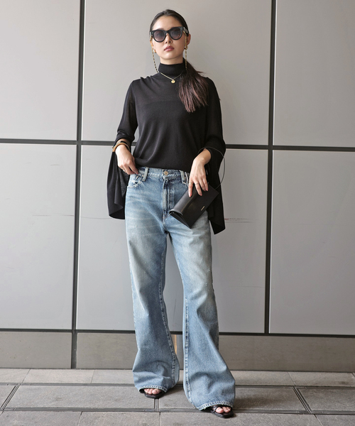 NEEDBY heritage(ニードバイヘリテージ)の「【NEEDBY heritage/ニードバイヘリテージ】別注Flare Fit Denim(デニムパンツ・レディース・ブルー・27/26/25/24)」の5枚目の写真