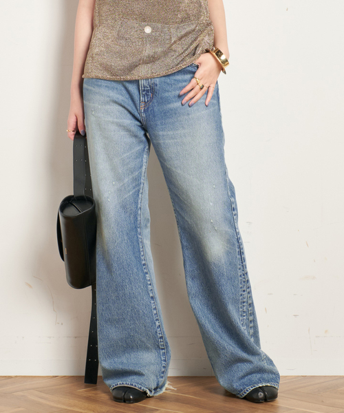 NEEDBY heritage(ニードバイヘリテージ)の「【NEEDBY heritage/ニードバイヘリテージ】別注Flare Fit Denim(デニムパンツ・レディース・ブルー・27/26/25/24)」の9枚目の写真