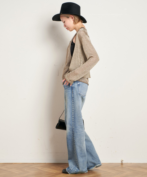 NEEDBY heritage(ニードバイヘリテージ)の「【NEEDBY heritage/ニードバイヘリテージ】別注Flare Fit Denim(デニムパンツ・レディース・ブルー・27/26/25/24)」の13枚目の写真
