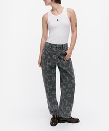 marimekko(}bR)́yMaridenimz Barrel Unikko / jeans pants(fjpc)