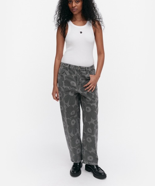 【最終値下げ】マリメッコMaridenim Barrel Unikko 28 Maridenim】 Barrel Unikko / jeans pants（デニムパンツ）｜marimekko