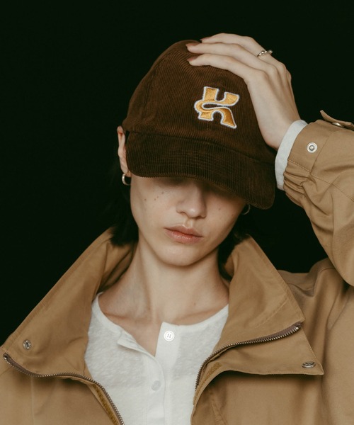 Knuth Marf(クヌースマーフ)の「【Knuth Marf】corduroy cap(キャップ・レディース・ブラウン/ネイビー・FREE)」の6枚目の写真