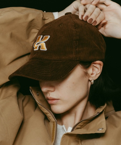 Knuth Marf(クヌースマーフ)の「【Knuth Marf】corduroy cap(キャップ・レディース・ブラウン/ネイビー・FREE)」の4枚目の写真