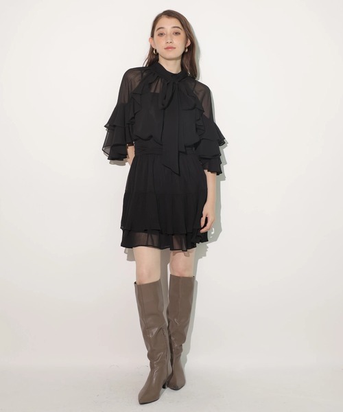 Rirandture（リランドチュール）の「楊柳ラッフルチュニックワンピース