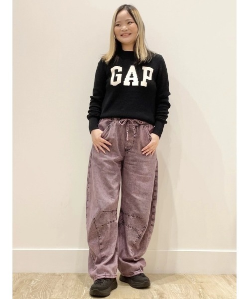 GAP（ギャップ）の「GAPロゴ インターシャセーター（ニット/セーター・レディース・グリーン/ホワイト/ブラック/レッド・XS/S/M/L/XL/XXS）」の20枚目の写真