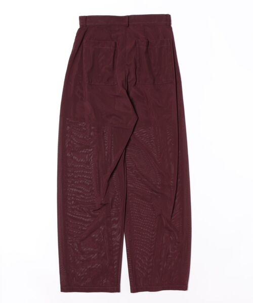 CLANE(クラネ)の「CLANE SHEER TUCK PANTS(その他パンツ・レディース・ブラック/ワイン・1/2)」の5枚目の写真