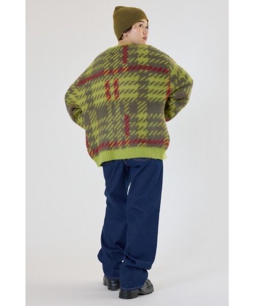 RODEO CROWNS WIDE BOWL(ロデオクラウンズワイドボウル)の「アソートシャギーニットカーディガン(カーディガン/ボレロ・レディース・ホワイト系その他/ブルー系その他/グリーン系その他/グレー系その他/オレンジ系その他・MEDIUM/LARGE)」の22枚目の写真