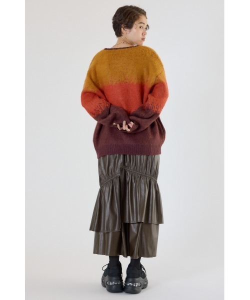 RODEO CROWNS WIDE BOWL(ロデオクラウンズワイドボウル)の「アソートシャギーニットカーディガン(カーディガン/ボレロ・レディース・ホワイト系その他/ブルー系その他/グリーン系その他/グレー系その他/オレンジ系その他・MEDIUM/LARGE)」の17枚目の写真